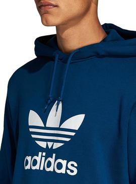 Sweat Adidas Trefoil Hoodie Azul Leyend Man