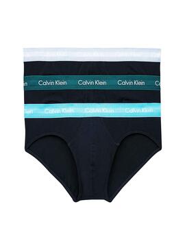 Cuecas Calvin Klein Hip Brief Azul Marinho Homem