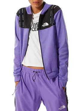 Casaca The North Face Full Zip roxo Mulher