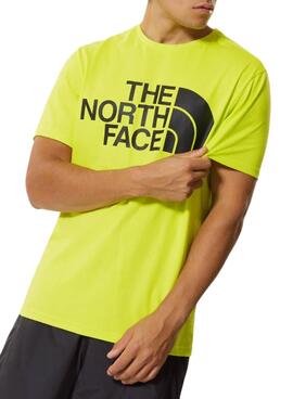 T-Shirt The North Face Standard Amarelo Homem