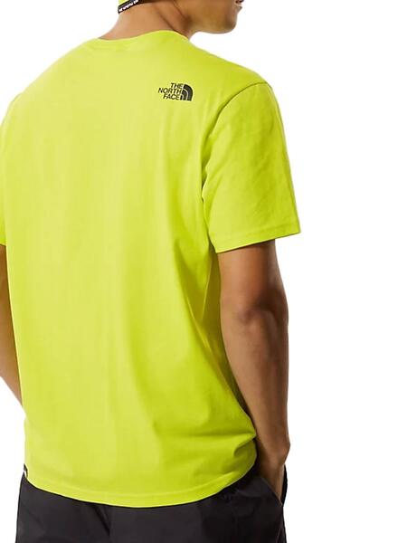 The north face T-shirt Standard Yellow
