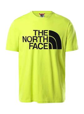 T-Shirt The North Face Standard Amarelo Homem