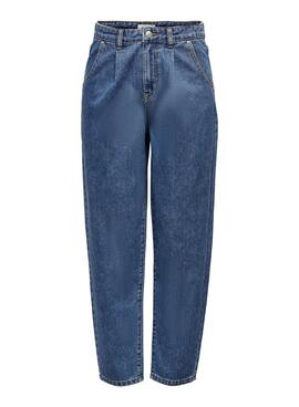 Jeans Only Liva Slouchy Azul para Mulher