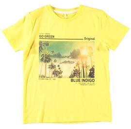 T-Shirt Name It Haben Amarelo para Menino