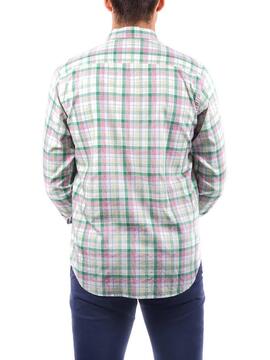 Camisa El Pulpo Pinpoint Frames Verde para Homem