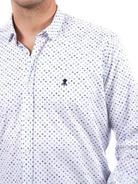 Camisa El Pulpo Popelin Micro Branco para Homem