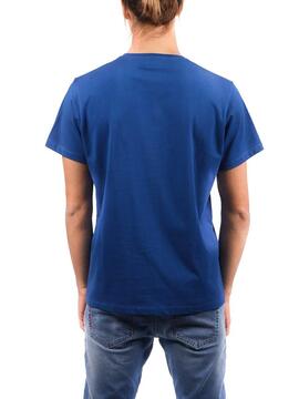 T-Shirt El Pulpo Tribute Azul para Homem