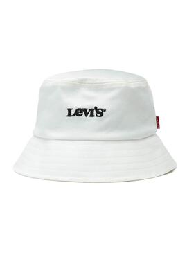 Chapéu Levis Bucket Branco para Homem