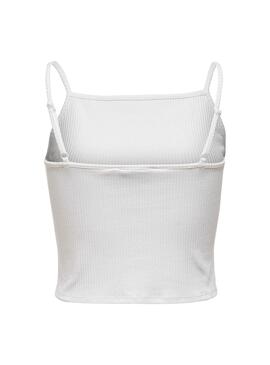 Top Only Larra Cropped Branco para Mulher