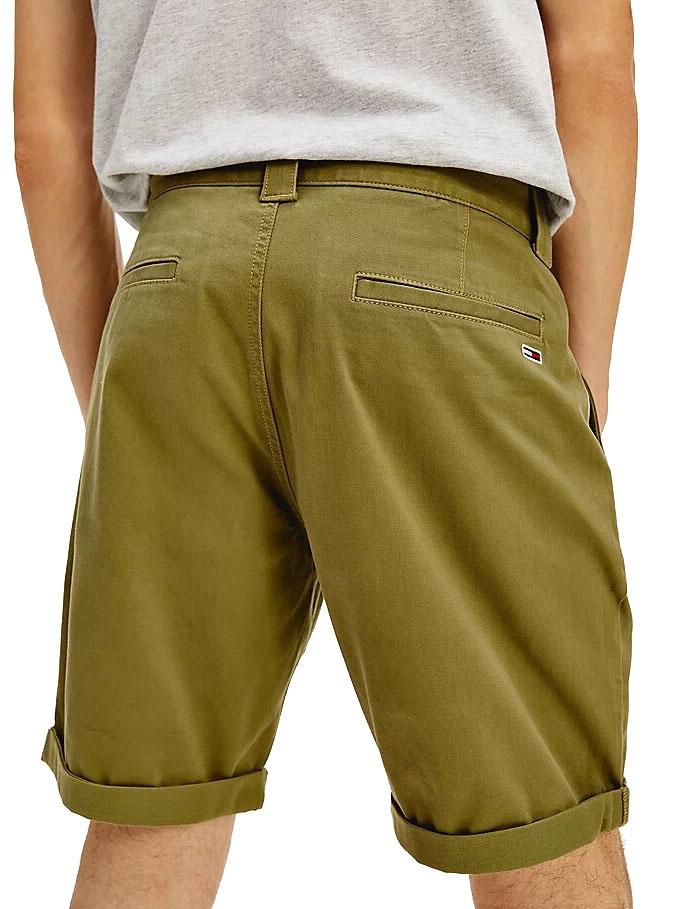 Bermuda Tommy Jeans Scanton Chino Verde Homem