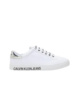 Sapatilhas Calvin Klein Low Profile Branco Mulher