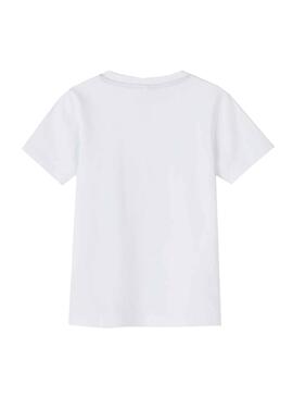 T-Shirt Name It Focean Branco para Menino