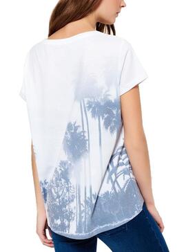 T-Shirt Superdry Miami Branco para Mulher
